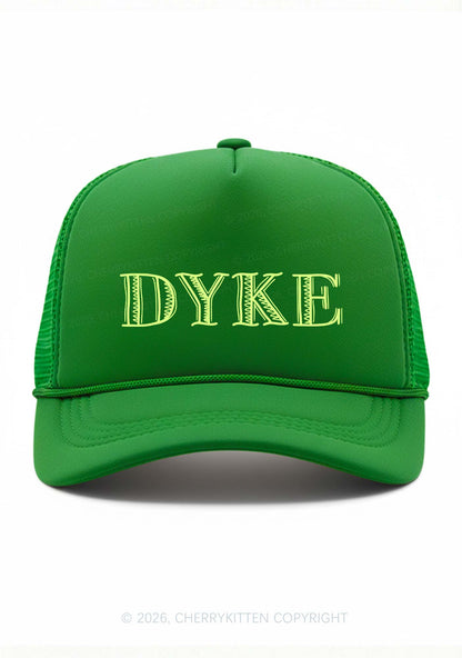 DYKE Pride Y2K Trucker Hat Cherrykitten
