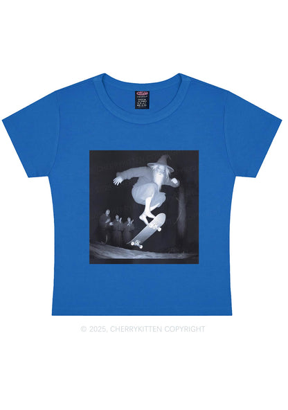 Skating Wizard Y2K Baby Tee Cherrykitten