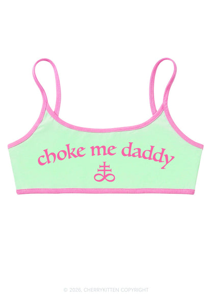Choke Me Daddy Y2K Super Crop Cami Cherrykitten