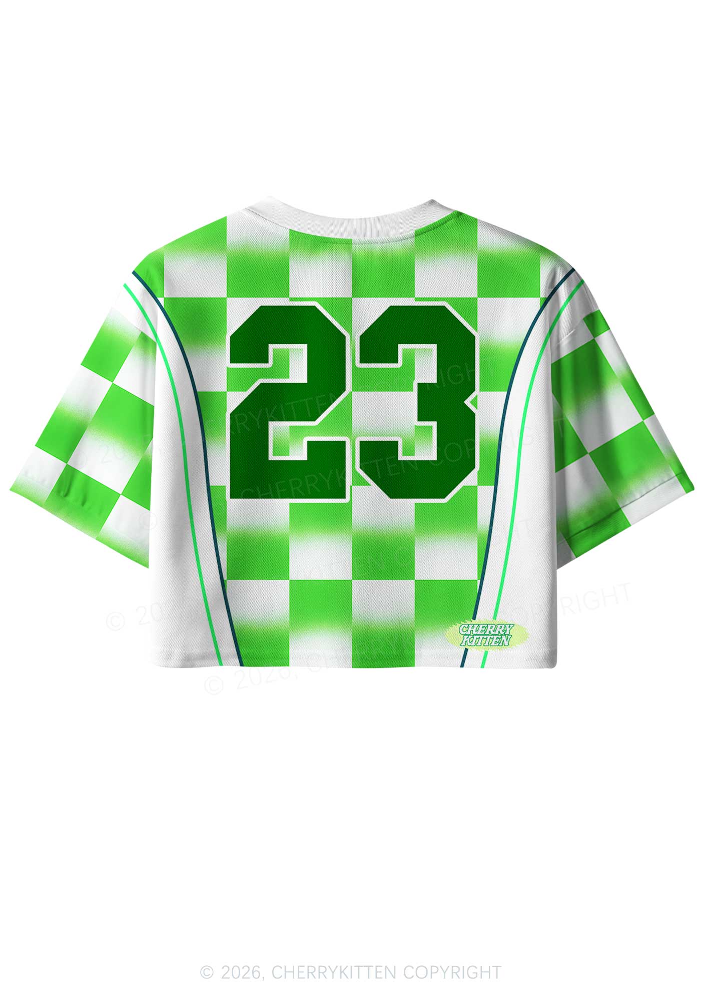 Custom Shake Your Shamrocks St Patricks Y2K Crop Sport Jersey Shirts Cherrykitten