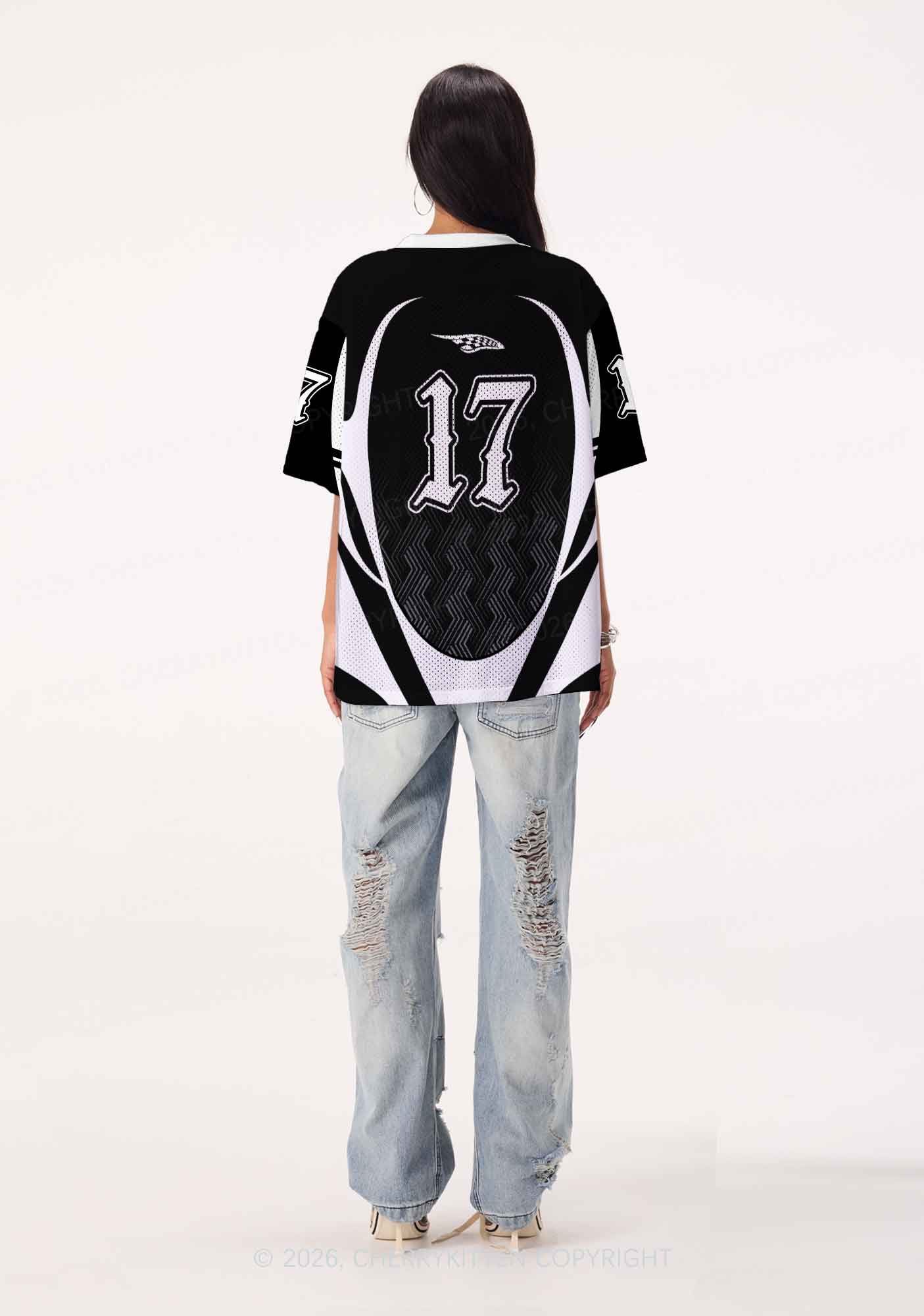 Black I Do It For The Girls Pride Y2K Sport Jersey Shirts Cherrykitten
