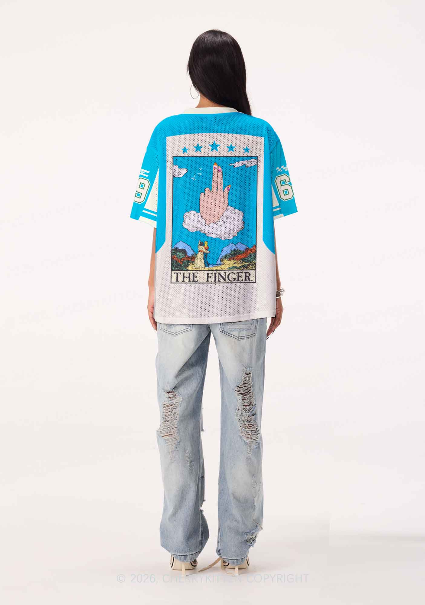 The Lesbians Finger Pride Y2K Sport Jersey Shirts Cherrykitten