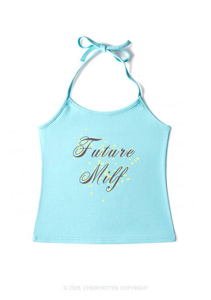 Future Mxxf Y2K Halter Neck Cami Cherrykitten