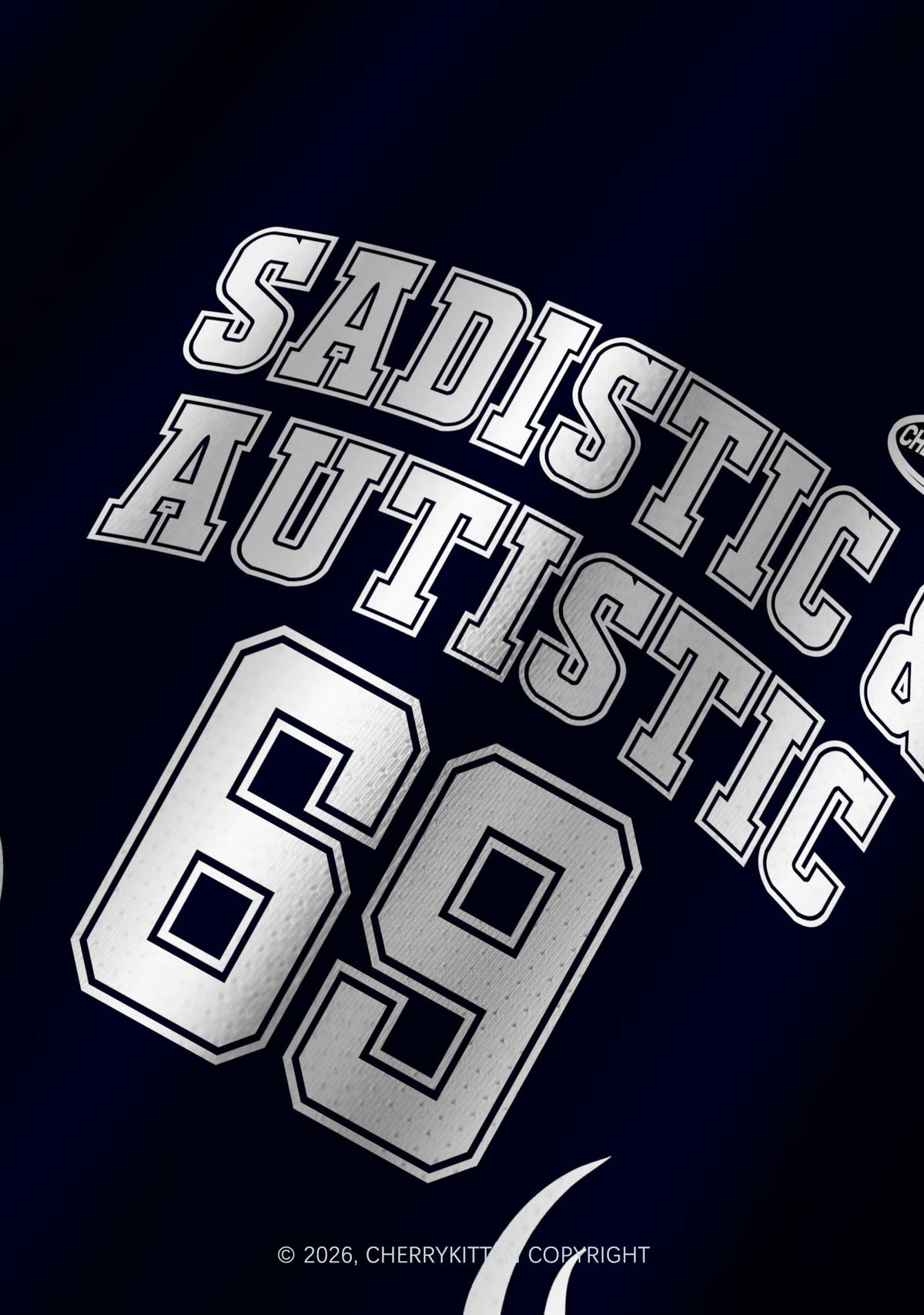 Sadistic And Autistic Y2K Football Jersey Shirts Cherrykitten