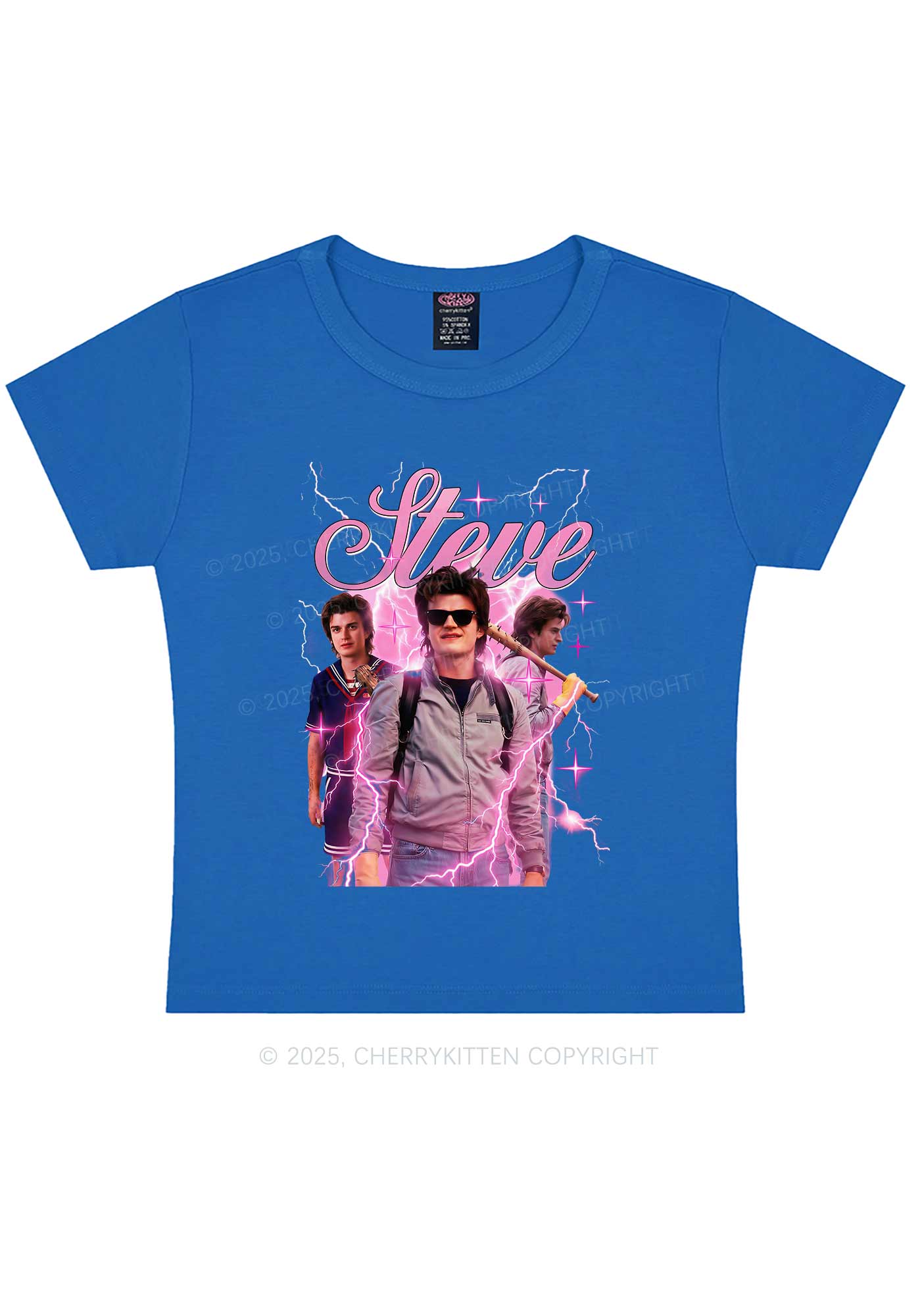 SH Pastel Spark Y2K Baby Tee Cherrykitten