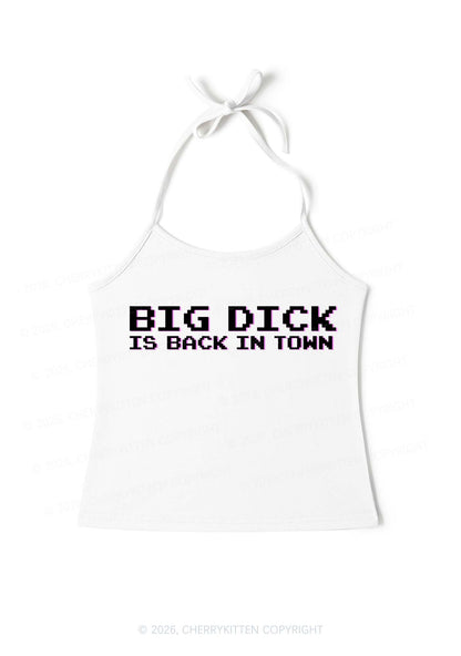 Big Is Back In Town Y2K Halter Neck Cami Cherrykitten