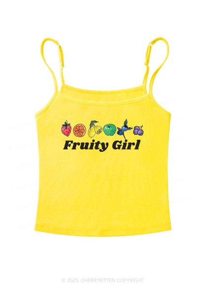 Fruity Girl Y2K Spaghetti Strap Cami Cherrykitten
