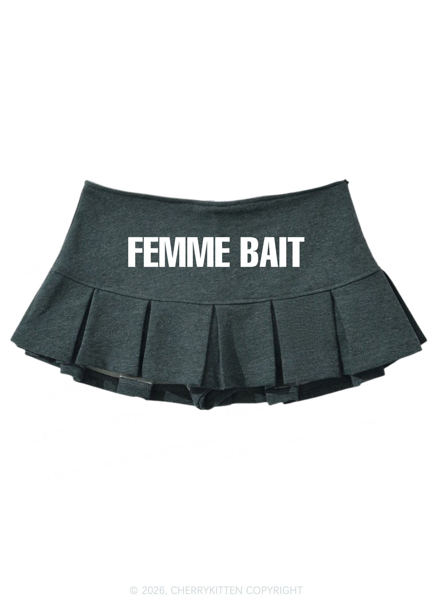 Femme Bait Pride Y2K Mini Pleated Skirts Cherrykitten