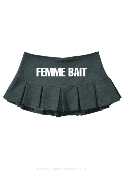 Femme Bait Pride Y2K Mini Pleated Skirts Cherrykitten