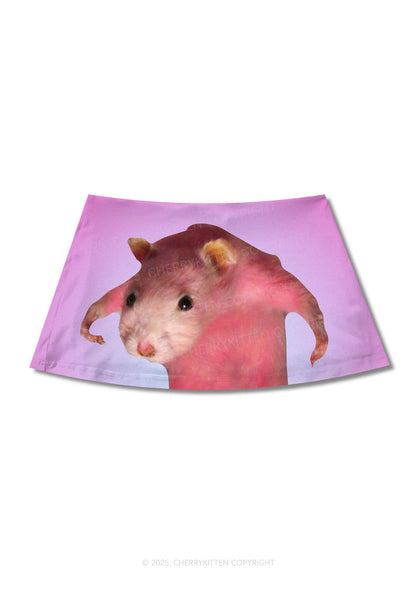 Pink Ratz Y2K Print Mini Skirt Cherrykitten
