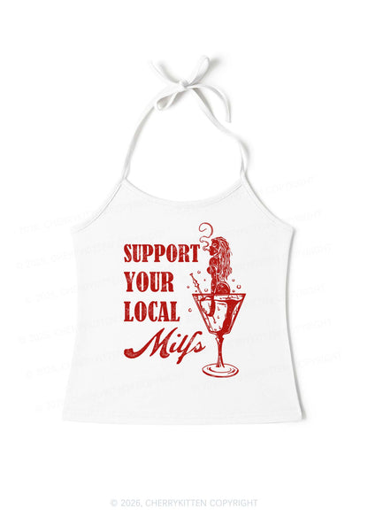 Your Local Mxxf Y2K Halter Neck Cami Cherrykitten