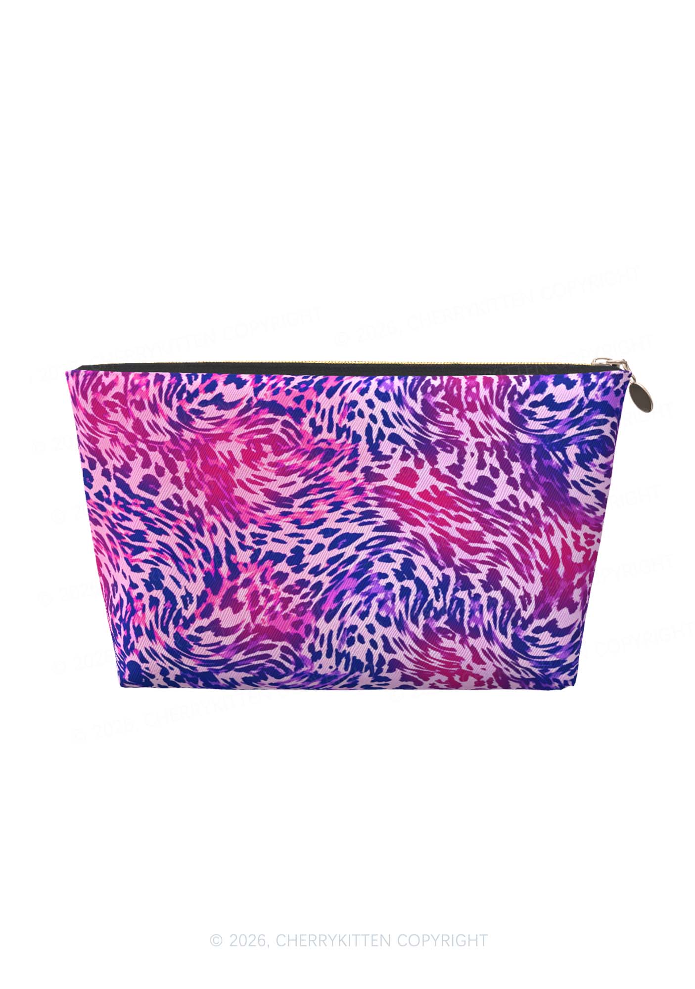 Bisexual Leopard Pride Y2K Makeup Bag Cherrykitten