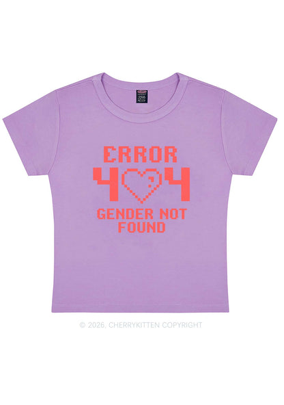 Gender Not Found Pride Y2K Baby Tee Cherrykitten