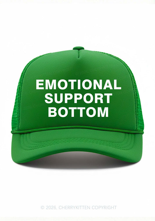 Emotional Support Bottom Pride Y2K Trucker Hat Cherrykitten