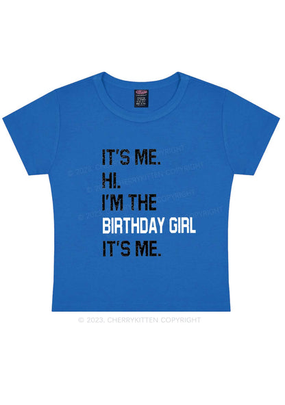 Birthday Girl Y2K Baby Tee Cherrykitten
