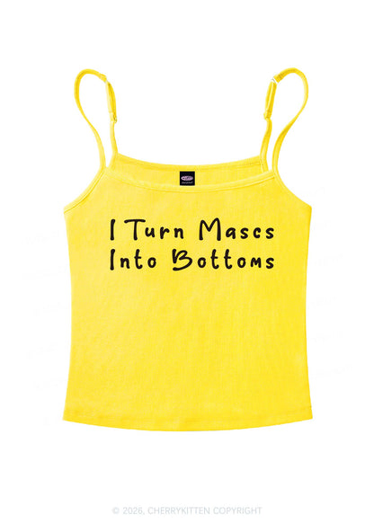 Turn Mascs Into Bottoms Pride Y2K Spaghetti Strap Cami Cherrykitten