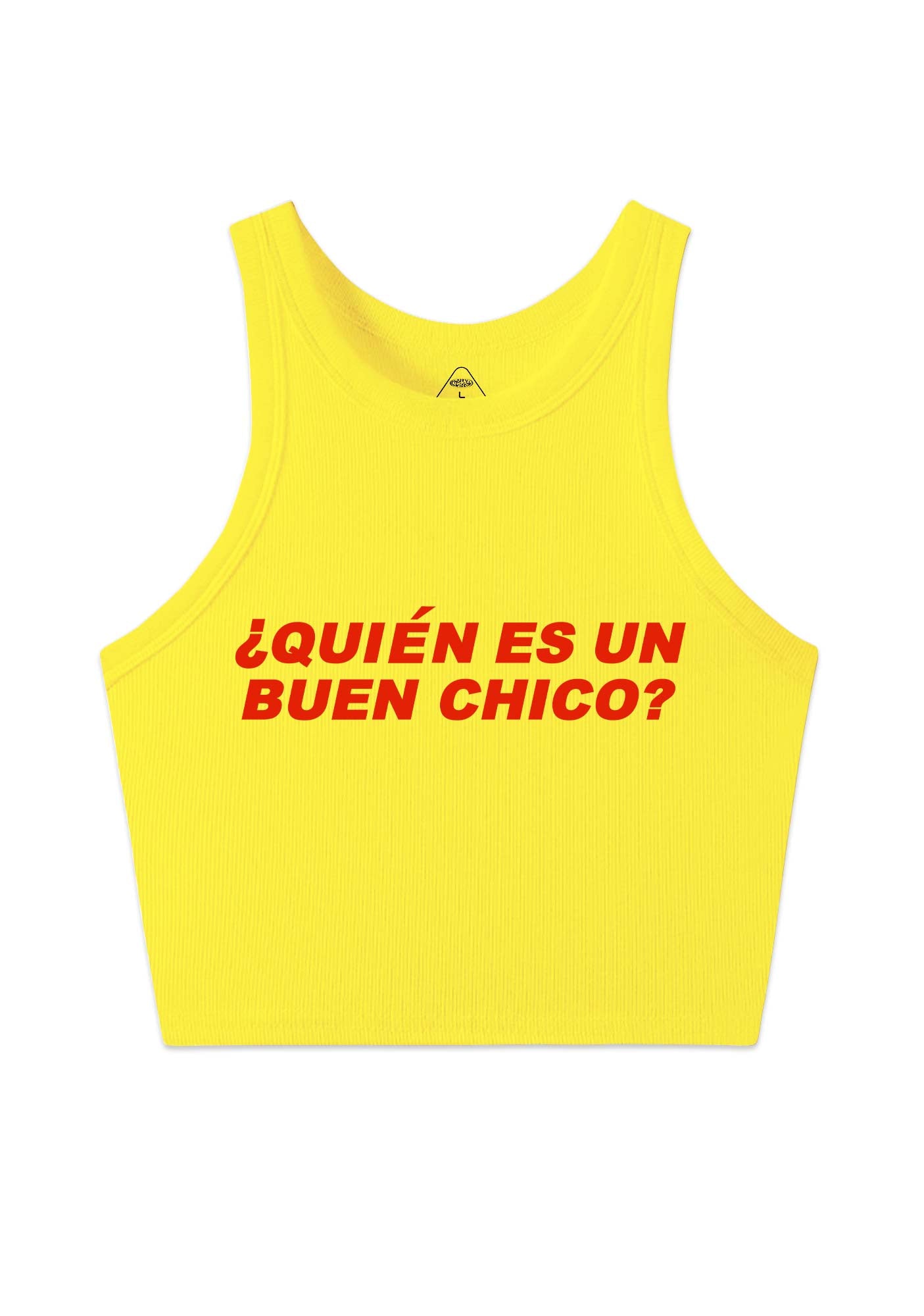 Quien Es Un Buen Chico Y2K Crop Tank Top Cherrykitten