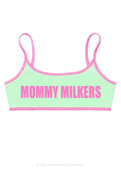 Mommy Milkers Y2K Super Crop Cami Cherrykitten