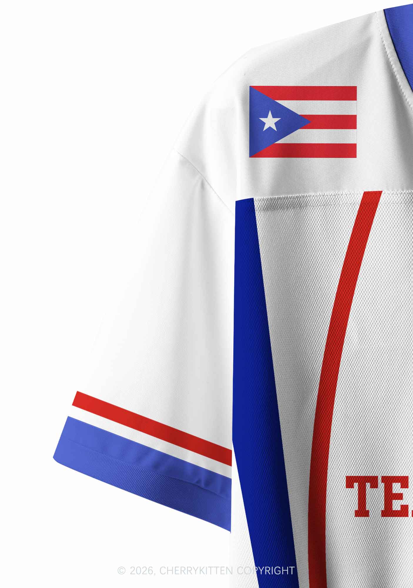 White Football Bunny Y2K Crop Sport Jersey Shirts Cherrykitten