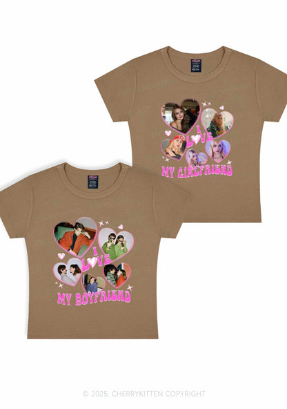 Custom My BF GF Photos Y2K Valentine's Day Baby Tee Cherrykitten