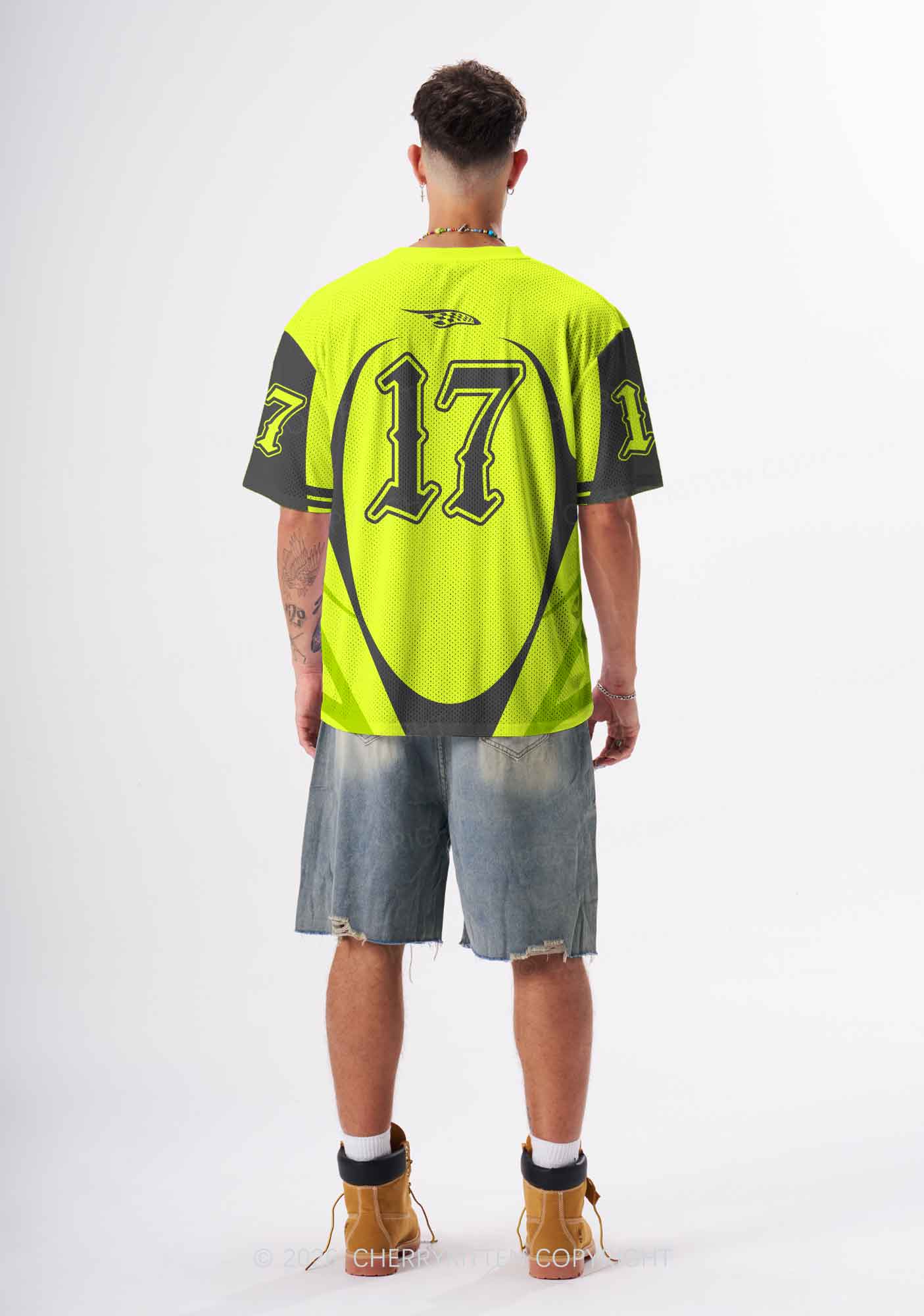 Lime Green I Support Gay Rights Pride Y2K Sport Jersey Shirts Cherrykitten