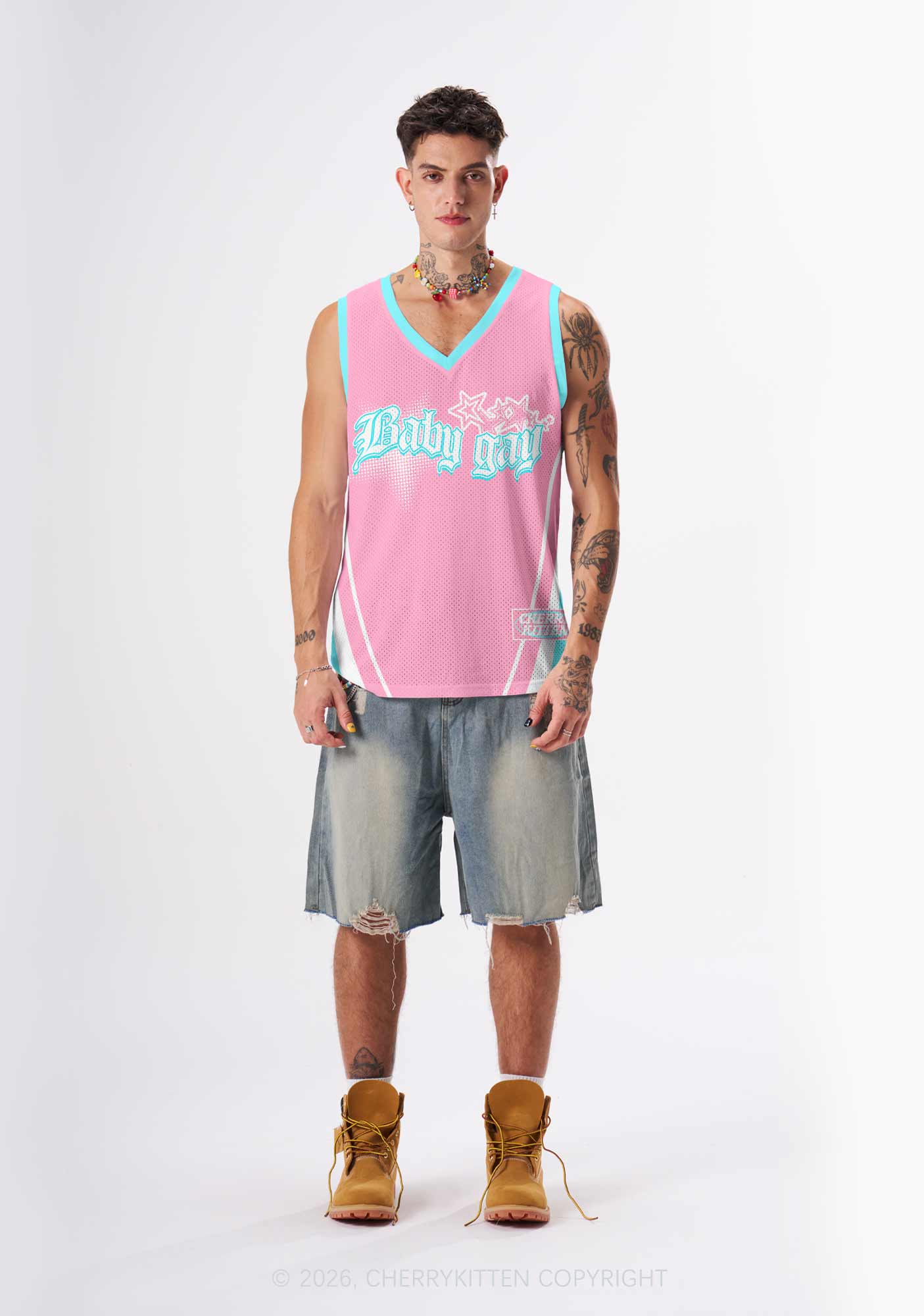Baby Gay Pride Y2K Sport Jersey Tank Cherrykitten