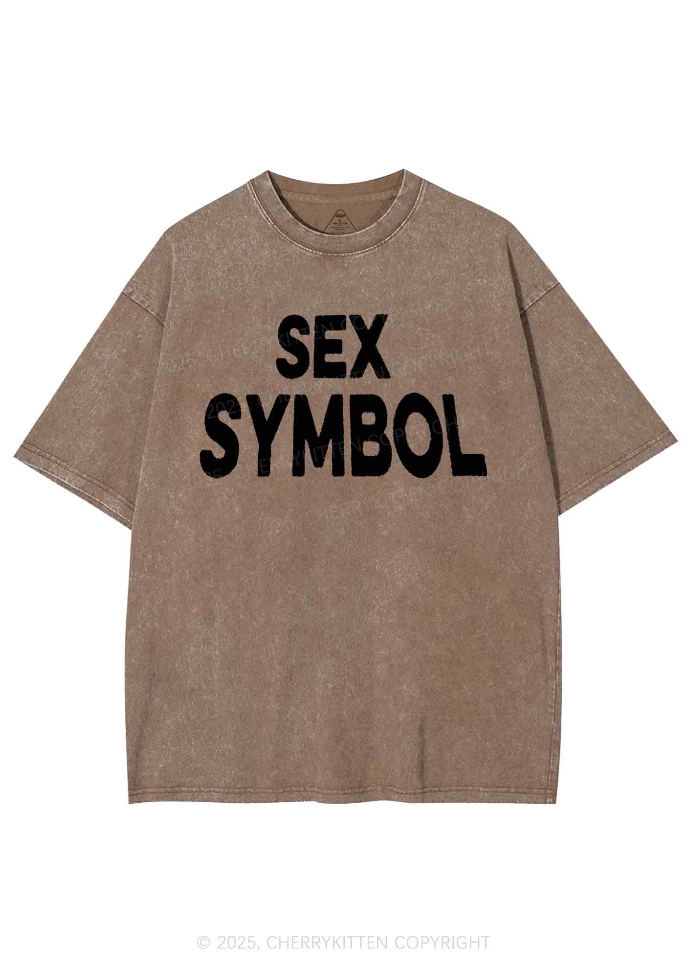 Sx Symbol Y2K Shirts Washed Tee Cherrykitten