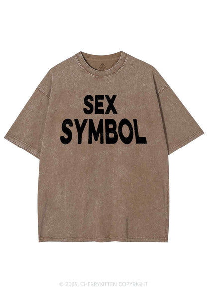 Sx Symbol Y2K Shirts Washed Tee Cherrykitten