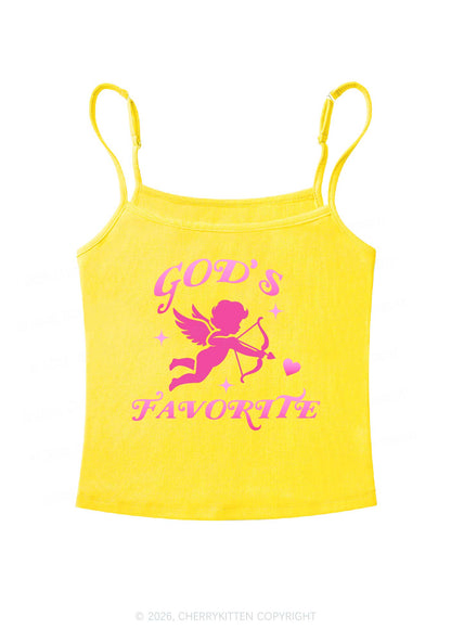 Gods Favorite Cupid Valentine's Day Y2K Spaghetti Strap Cami Cherrykitten