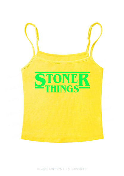 Stoner Things Y2K Spaghetti Strap Cami Cherrykitten