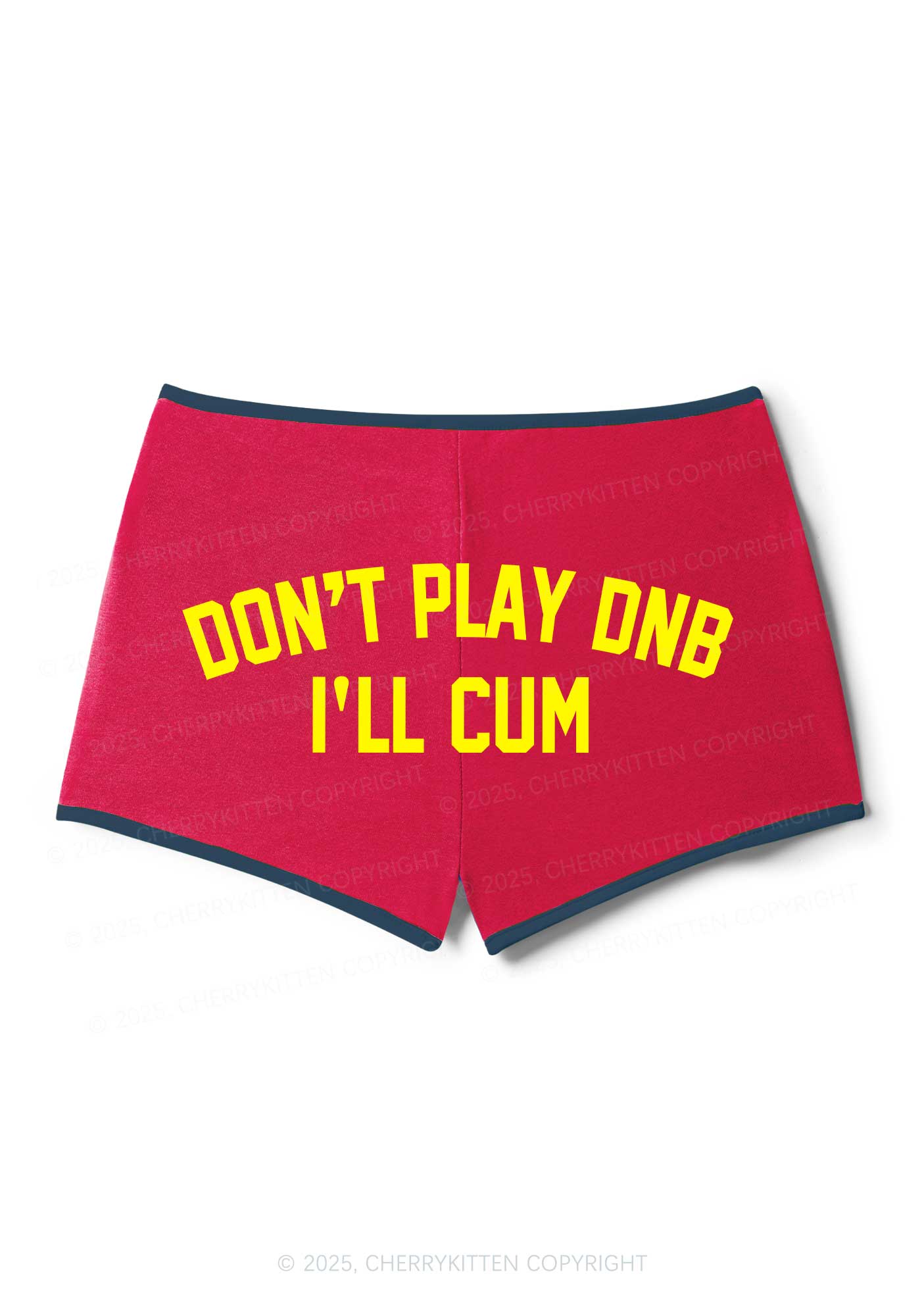 Dont Play DNB Y2K Booty Shorts Cherrykitten