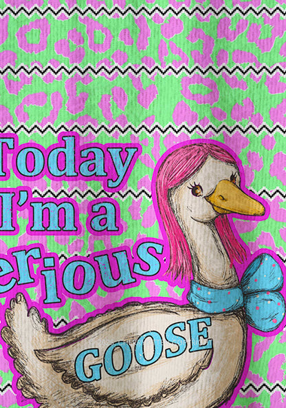 Serious Goose Y2K Christmas Knit Sweatshirt Cherrykitten