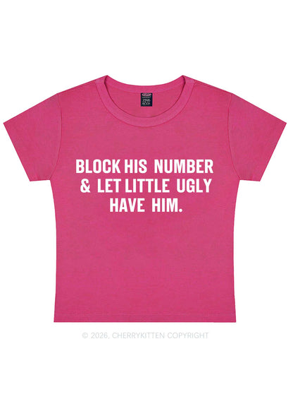 Let Little Ugly Have Him Y2K Baby Tee Cherrykitten