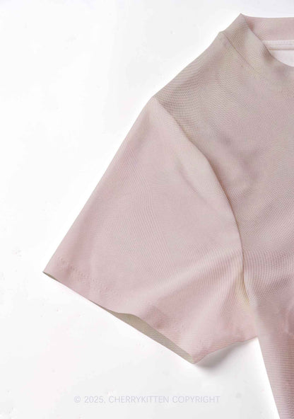 Pony Cow Y2K Mesh Crop Top Cherrykitten