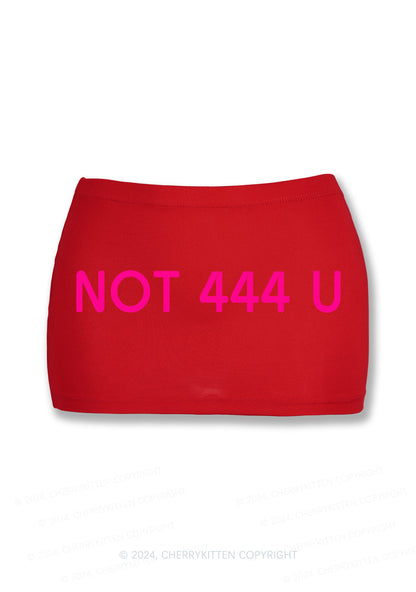Not For You Y2K Mini Hip Skirt Cherrykitten