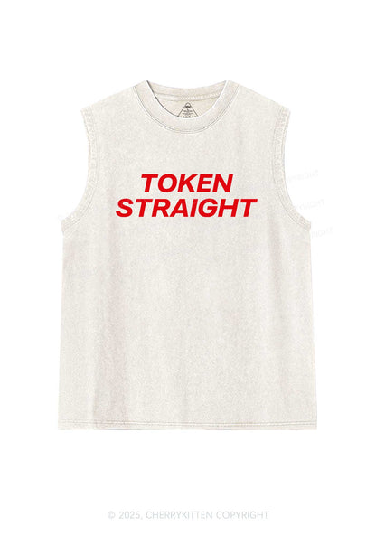 Token Straight Pride Y2K Washed Muscle Tank Cherrykitten