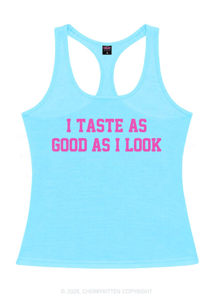 Taste Good Y2K Women Racerback Tank Top Cherrykitten