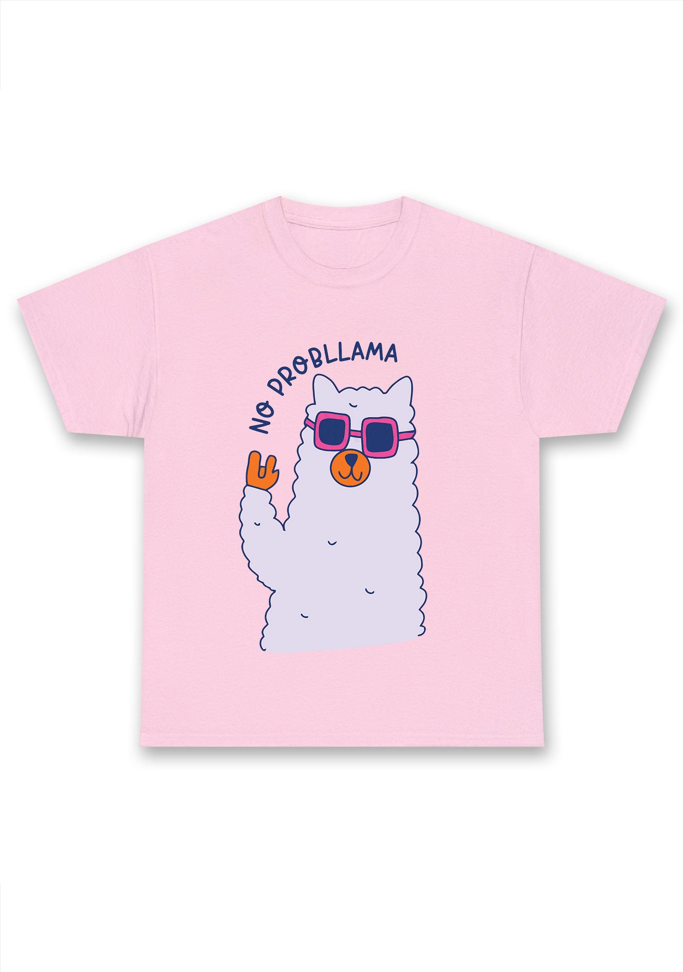 No Probllama Alpacas Chunky Shirt