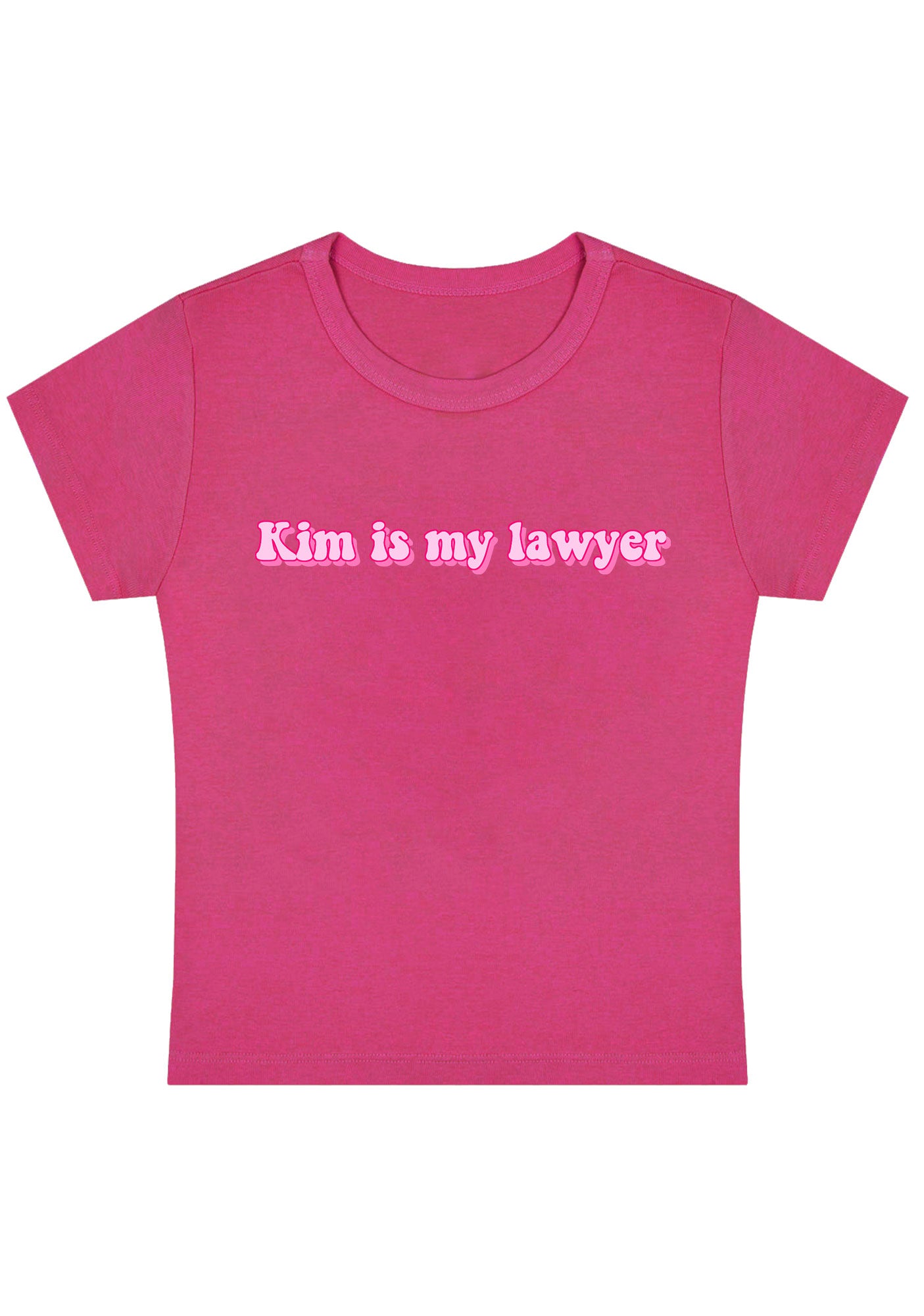 Curvy Kim Is My Lawyer Baby Tee