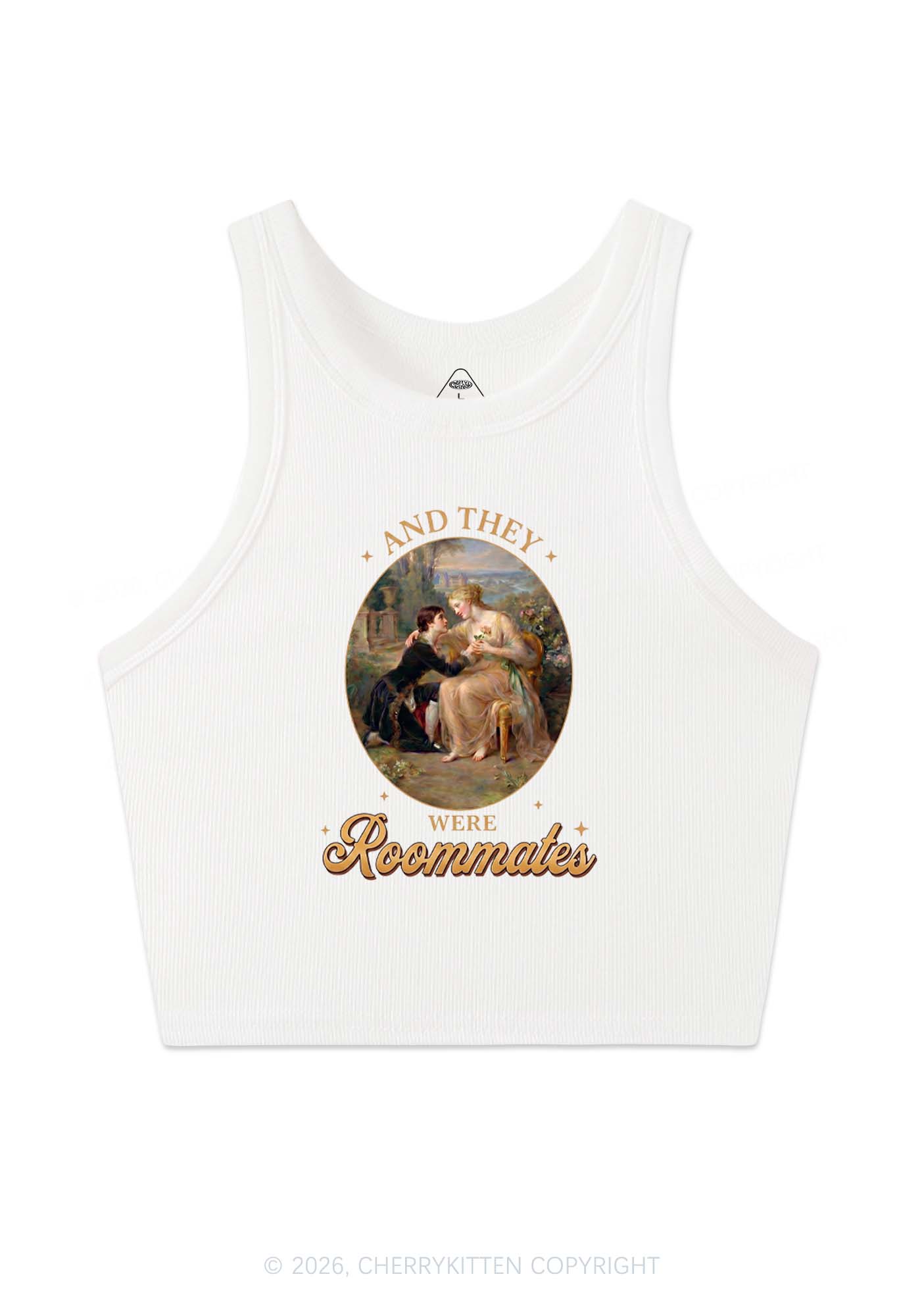 They Were Roommates Pride Y2K Crop Tank Top Cherrykitten