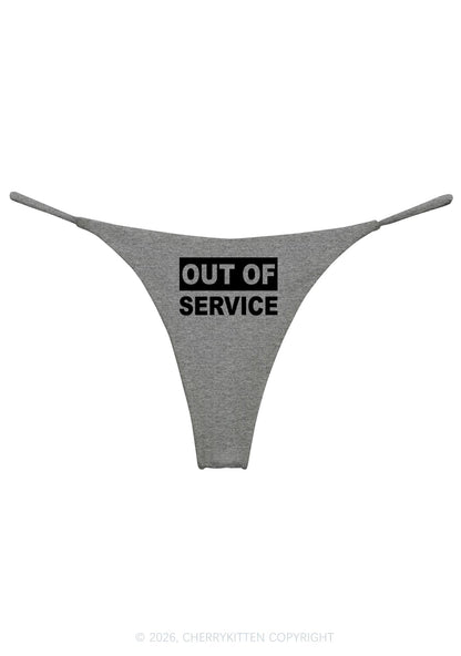 Out Of Service Y2K Bikini String Thong Cherrykitten