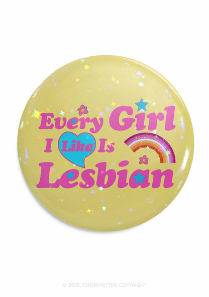 Lesbian Girl Pride 1Pc Y2K Pin Badge Cherrykitten