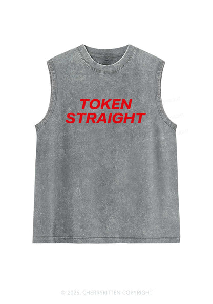 Token Straight Pride Y2K Washed Muscle Tank Cherrykitten