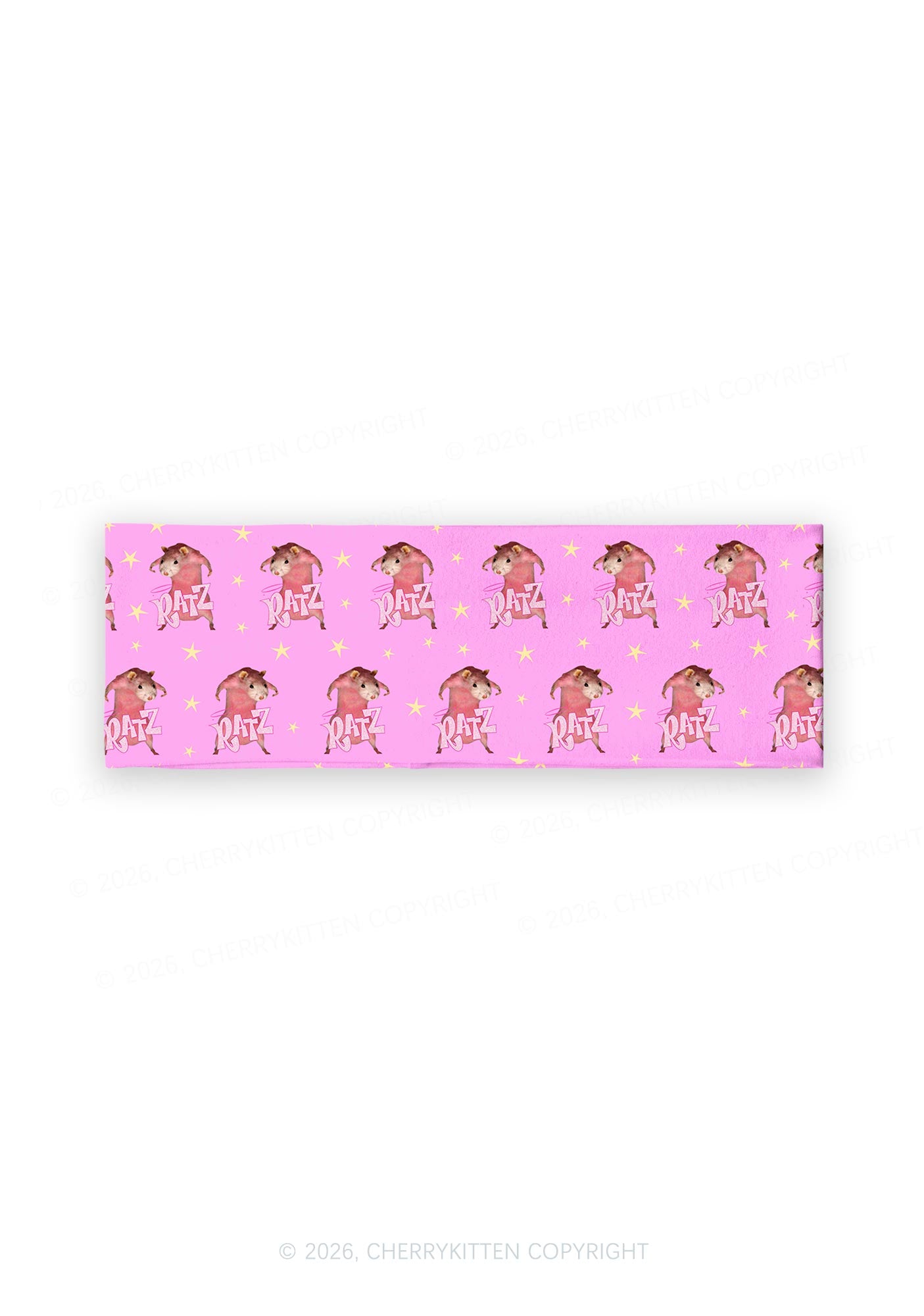 Pink Ratz Y2K Print Headband Cherrykitten