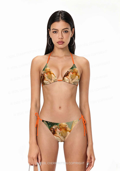 Fairy Kiss Pride Y2K Print Bikini Set Cherrykitten