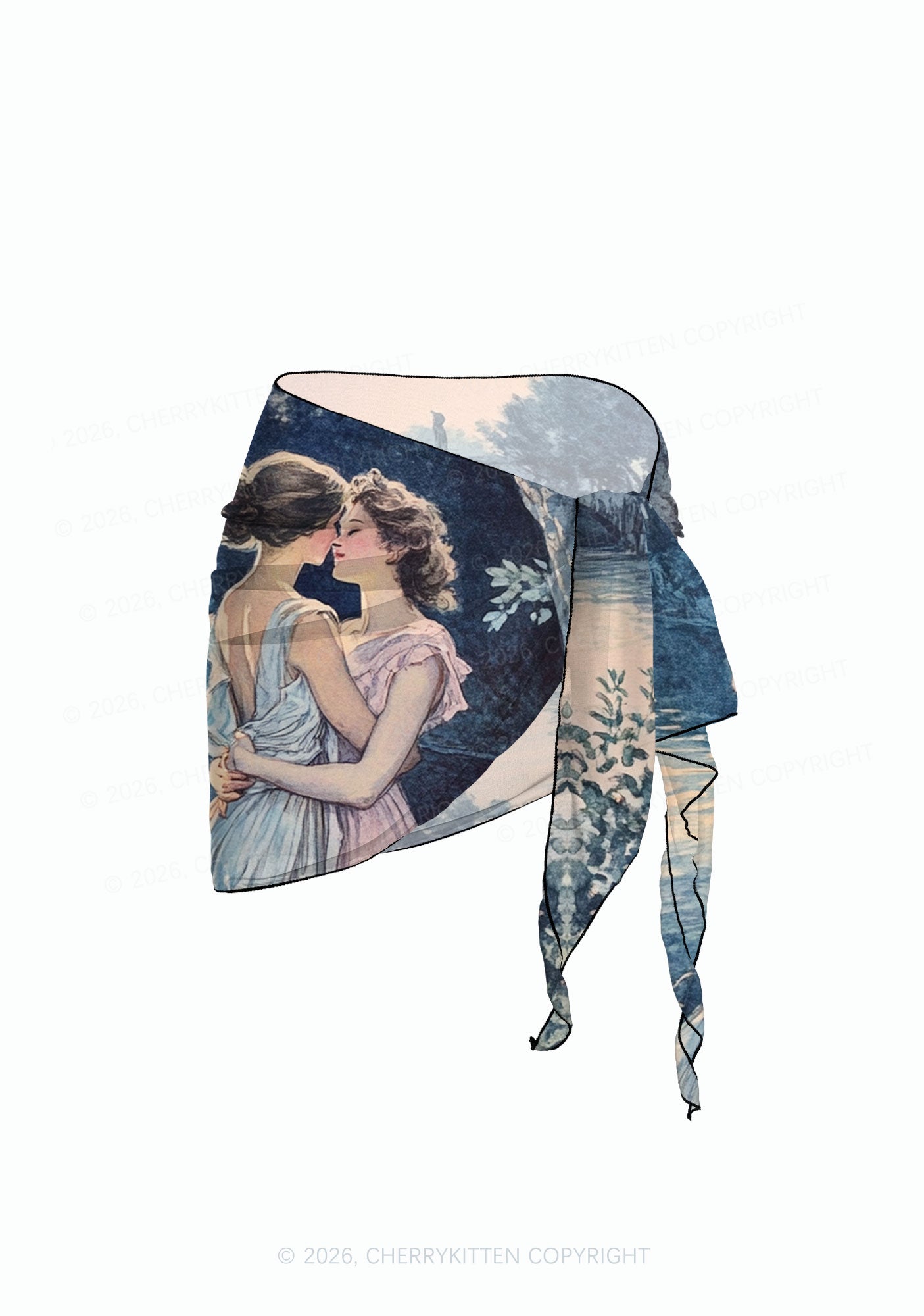 Best Friends Pride Y2K Print Bikini Set Cherrykitten