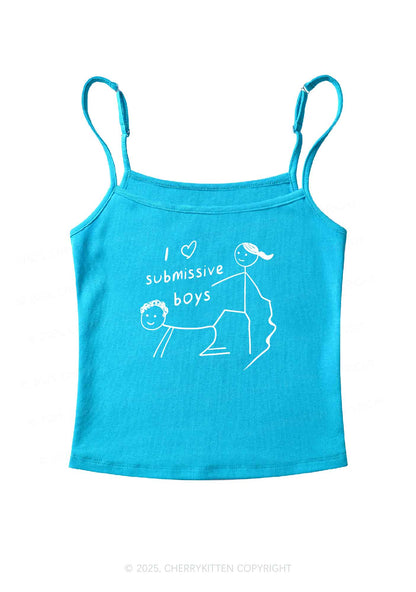 I Love S Boys Y2K Spaghetti Strap Cami Cherrykitten