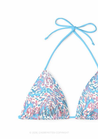 Trans Leopard Pride Y2K Print Bikini Set Cherrykitten