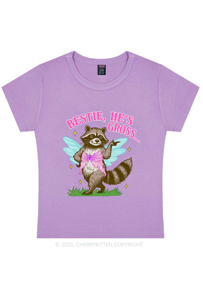 Bestie He Is Gross Y2K Baby Tee Cherrykitten