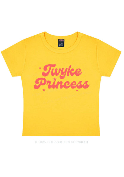 Twyke Princess Pride Y2K Baby Tee Cherrykitten